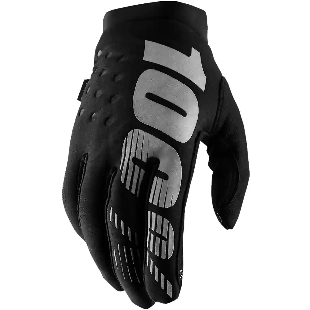 Pirštinės vaikams 100% Youth Brisker Gloves Juodos