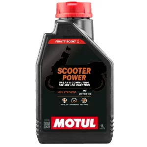 Variklio alyva 2T MOTUL Scooter Power (1L) sintetinis