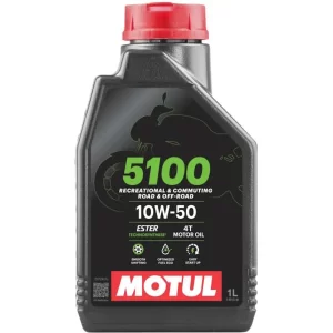 Variklio alyva 4T MOTUL 5100 (1L) 10W50 Pusiau sintetinė